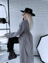 Knitted cardigan "NOBODY 7782" - GREY